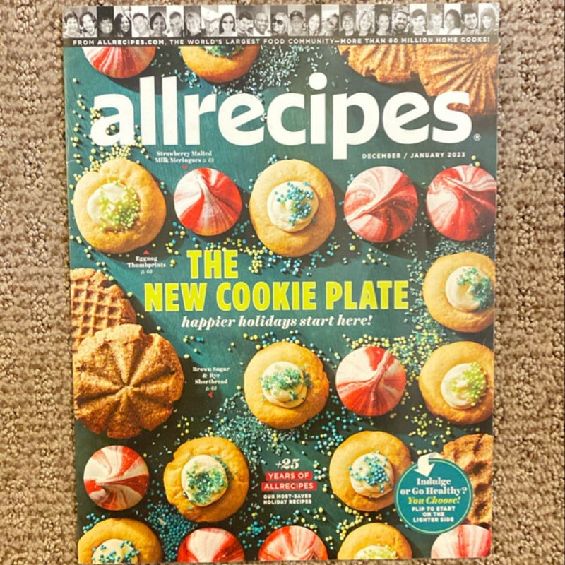 Allrecipes Magazine - The New Cookie Plate/Treat Yourself Right