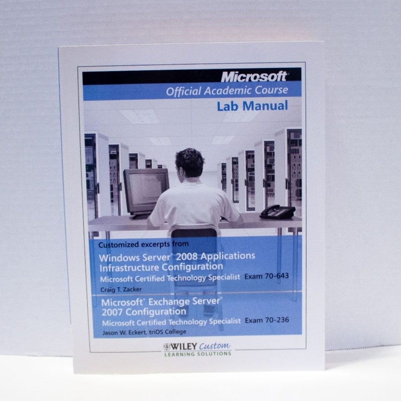 Microsoft Official Academic Course Lab Manual 