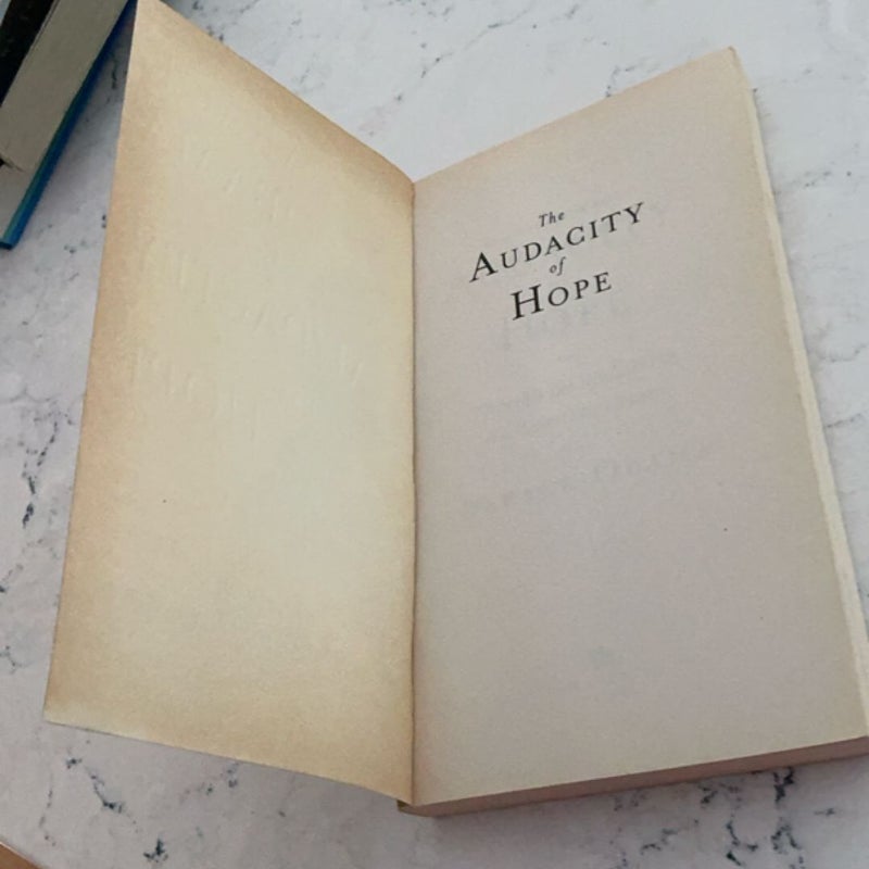 The Audacity of Hope