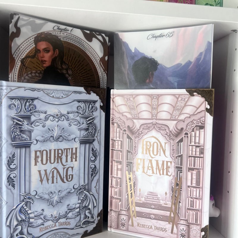 Bookish box fourth wing & iron flame