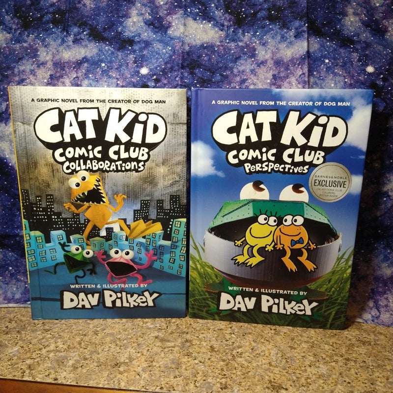 Cat Kid Comic Club 4 Collaborations (2 book set)