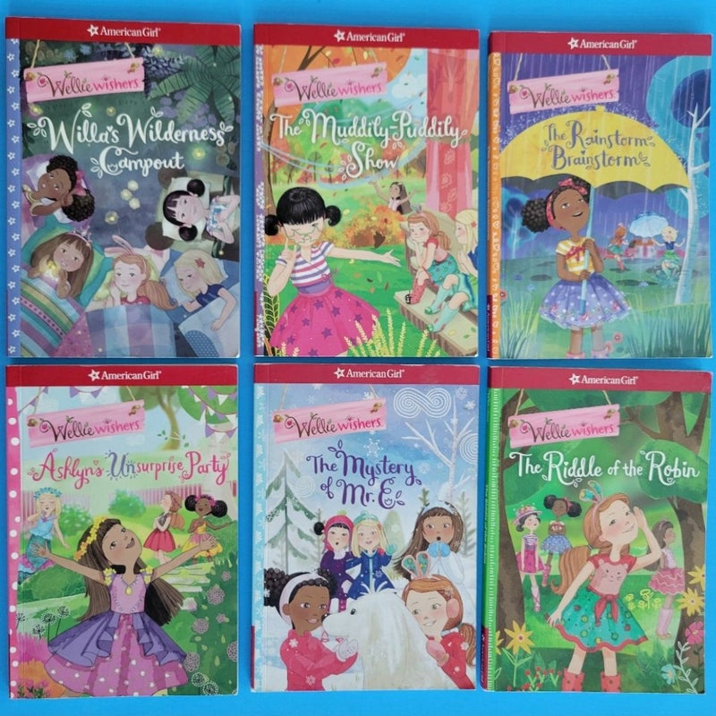 AMERICAN GIRL DOLL WELLIE WISHERS COMPLETE SET OF (6) BOOKS BY VALERIE TRIPP