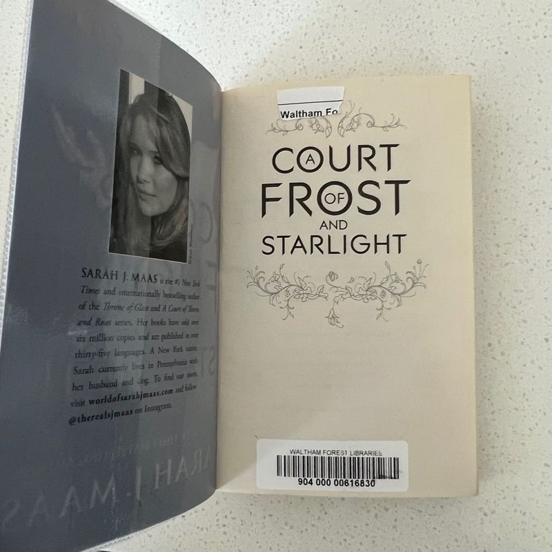 A Court of Frost and Starlight Paperback Sarah J. Maas - UK - 1/1 - Ex Library