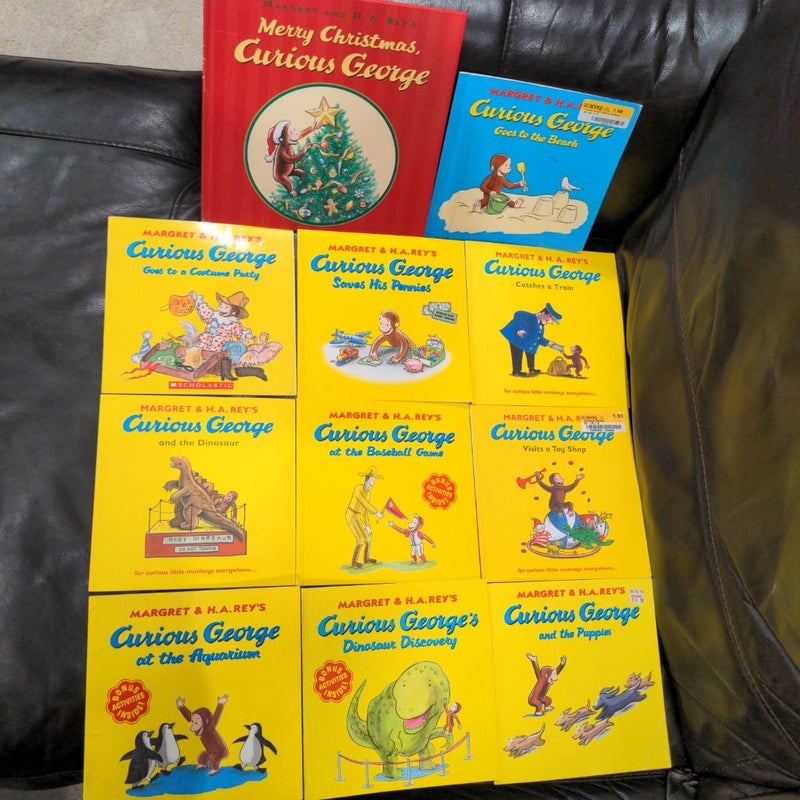 Bundle: Curious George books (11)