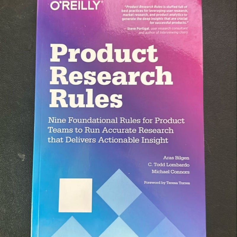 Product Research Rules