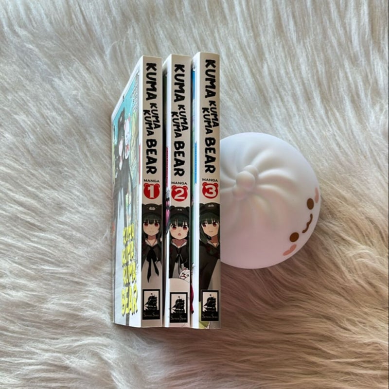 Kuma Kuma Kuma Bear (Manga) 1, 2, & 3 by Kumanano, Paperback