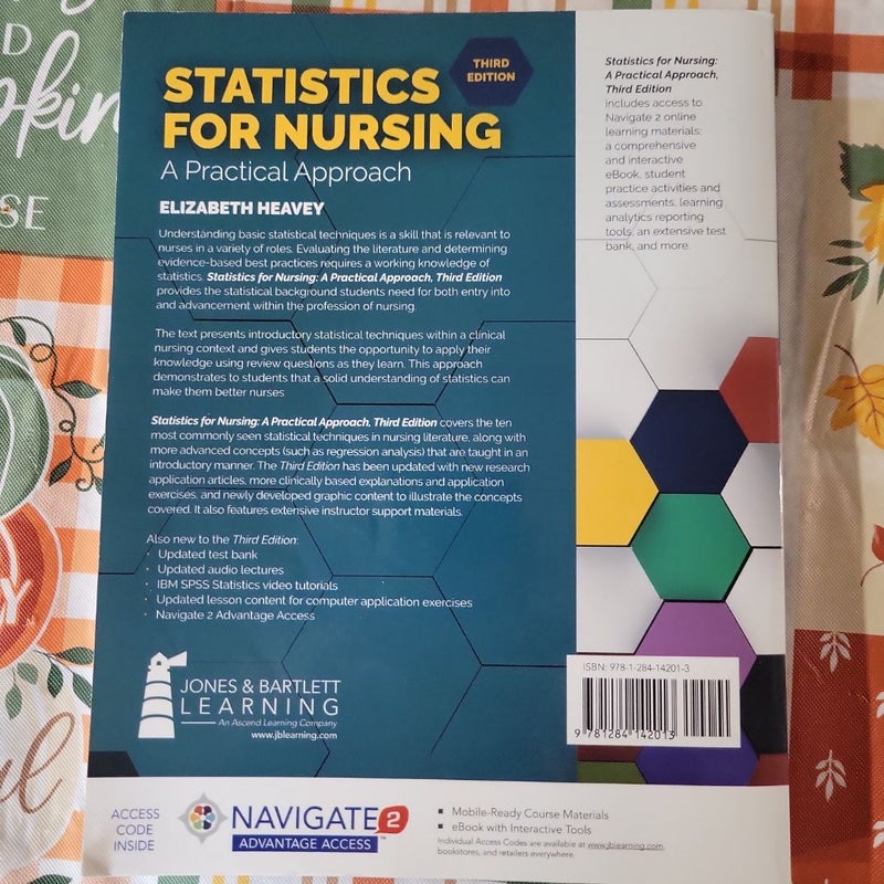 Statistics for Nursing: a Practical Approach