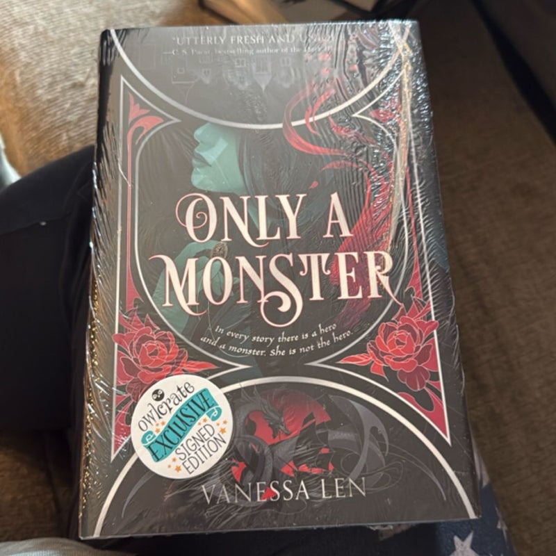 Only a monster owlcrate signed unopened 