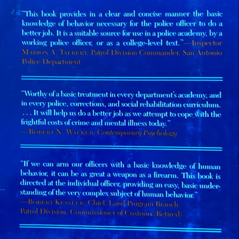 Understanding Human Behavior for Effective Police Work