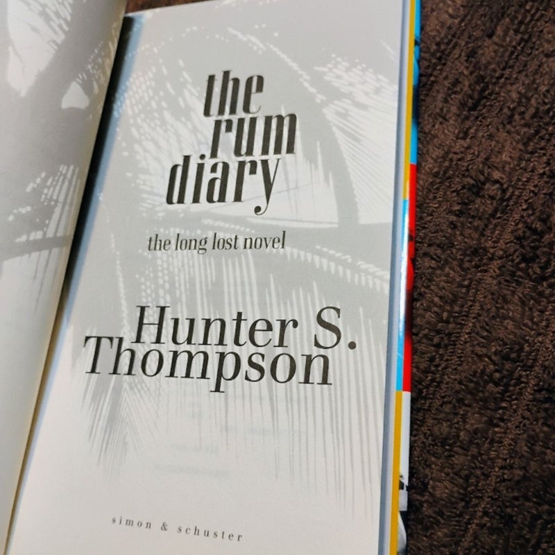 The Rum Diary First edition first printing 