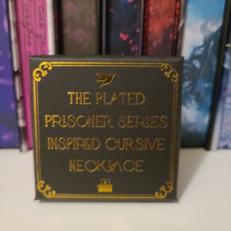 Bookish box necklace Villain ara inspired by The Plated Prisoner Series 