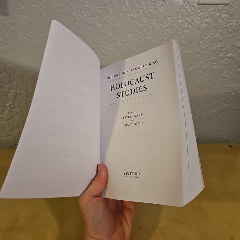 The Oxford Handbook of Holocaust Studies