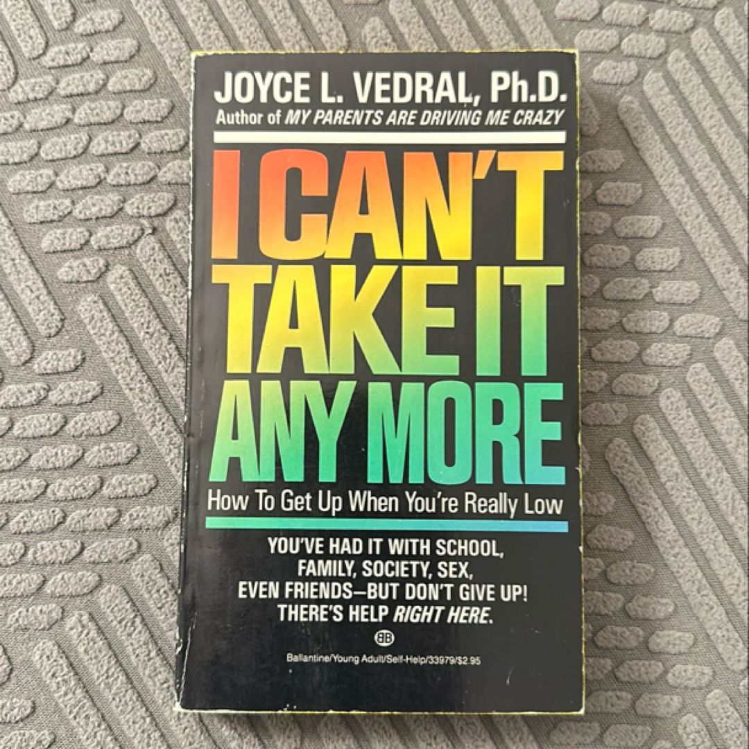 I Can't Take It Anymore