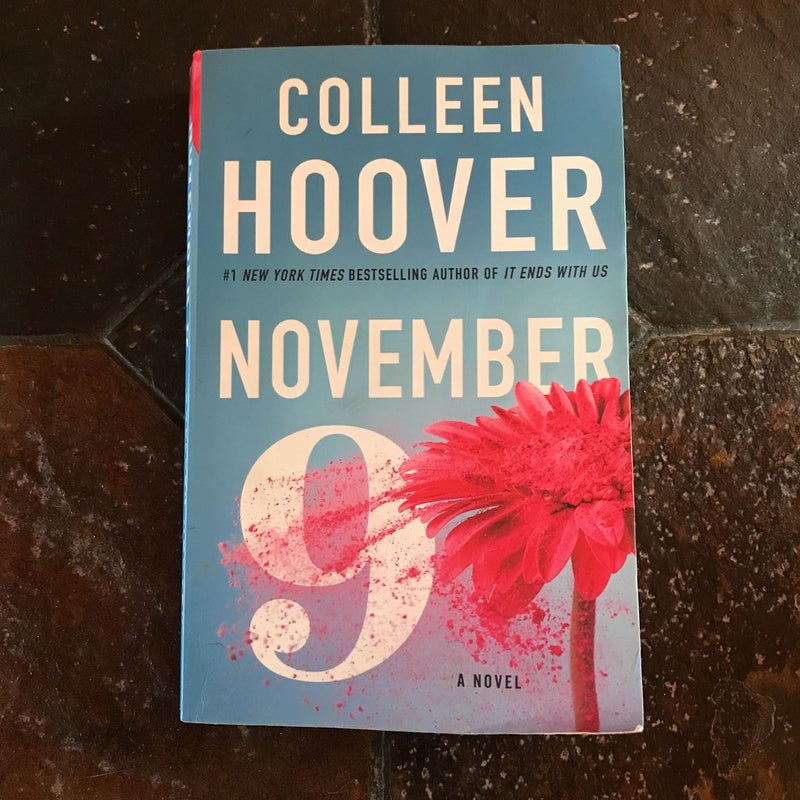 November 9, Colleen Hoover