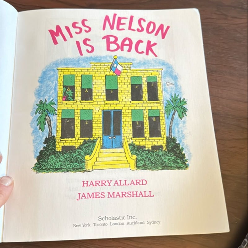 Miss Nelson Is Back