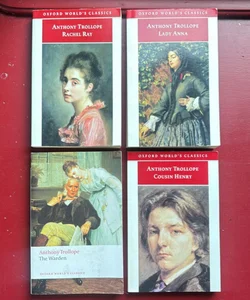 Lot of 4 Oxford Classics Anthony Trollope: Rachel Ray Henry Anna Warden