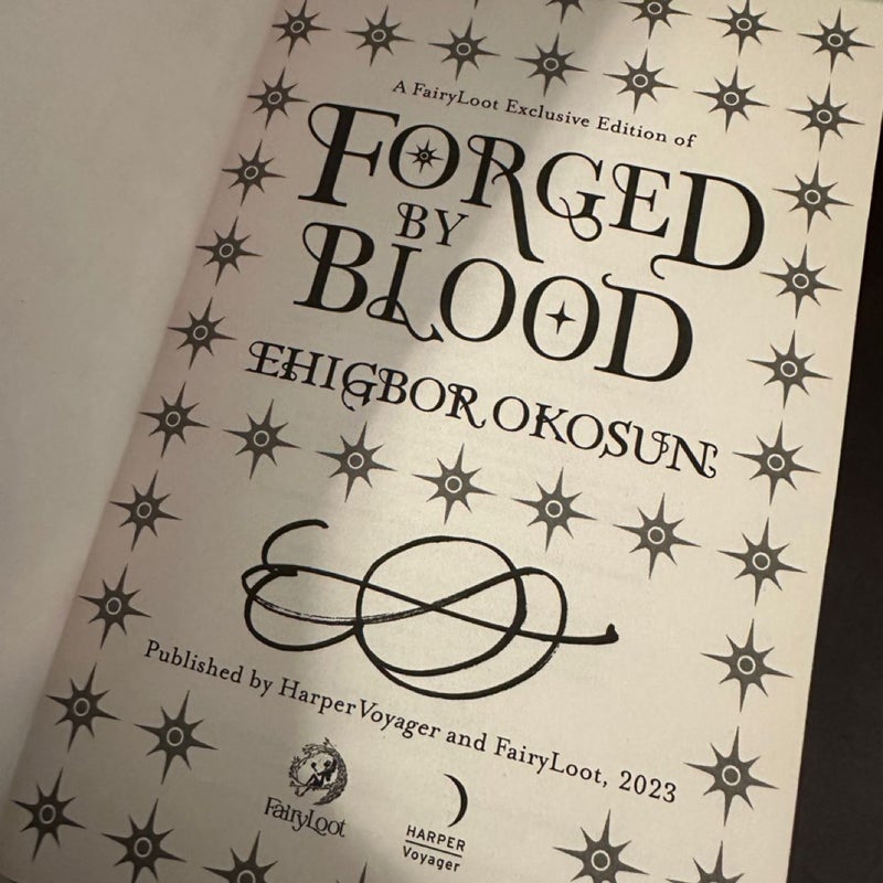 Fairyloot Forged by Blood