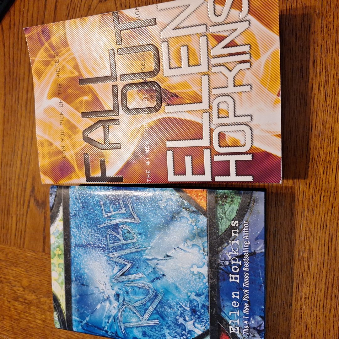 Rumble, Fall Out lot of two Ellen Hopkins books set of 2 books