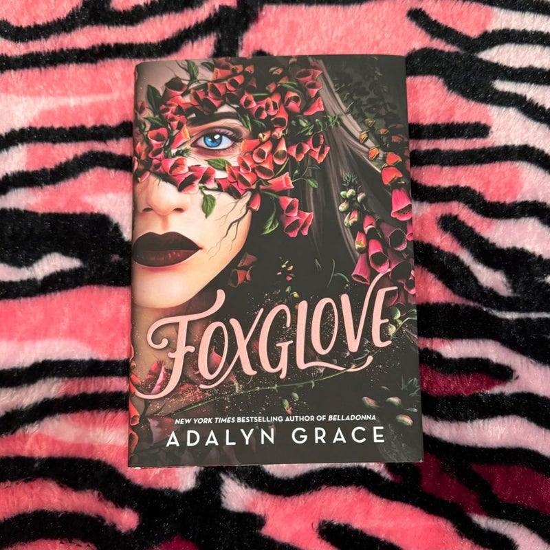 **ON HOLD** Foxglove *OOP First Edition* WHITE Hidden Special Cover with pink end pages