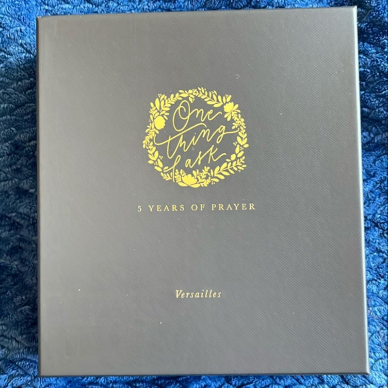 One Thing I Ask 5 Year Prayer Journal
