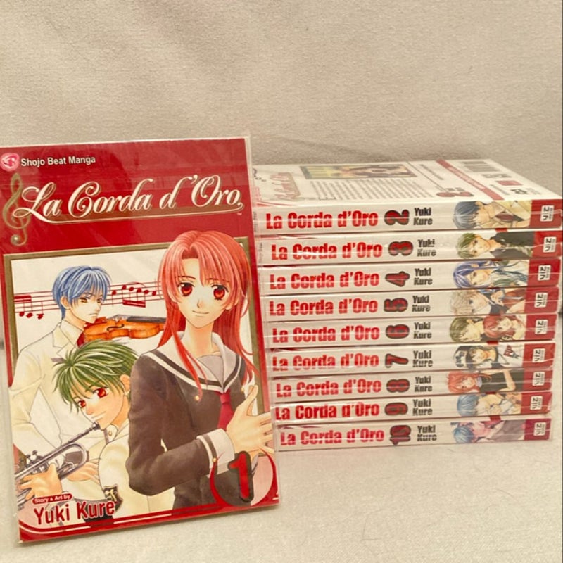 La Corda d’Oro manga Volumes 1-10