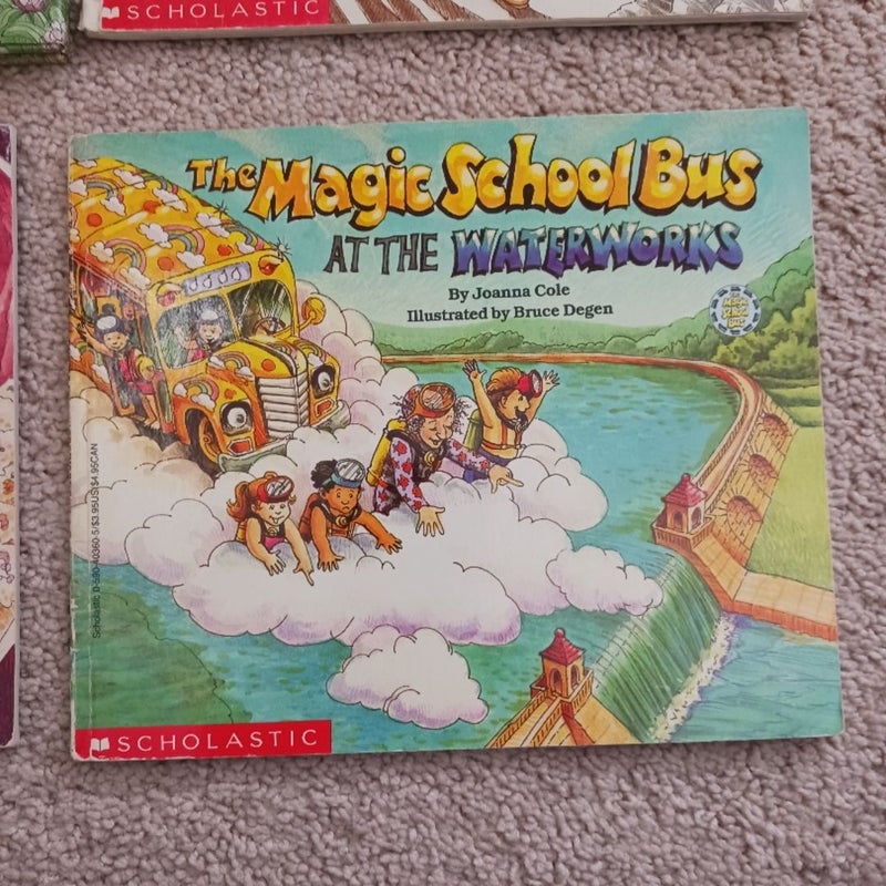 Vintage The Magic School Bus Book Bundle