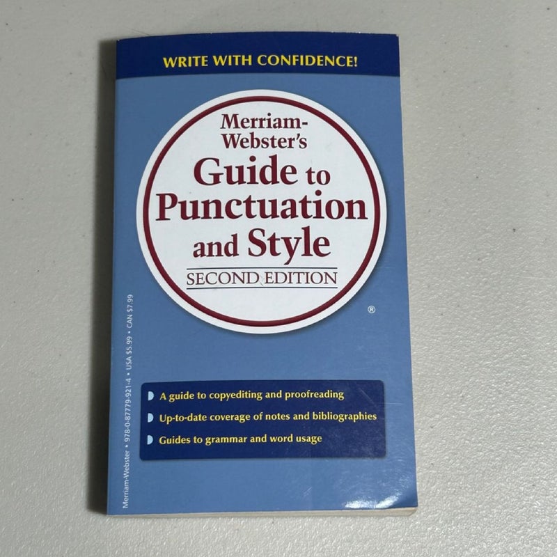 Merriam-Webster's Guide to Punctuation and Style