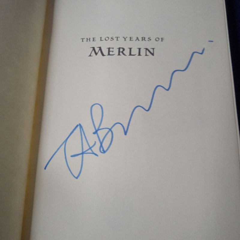 The Lost Years of Merlin 1st. Edition (Autographed Copy)