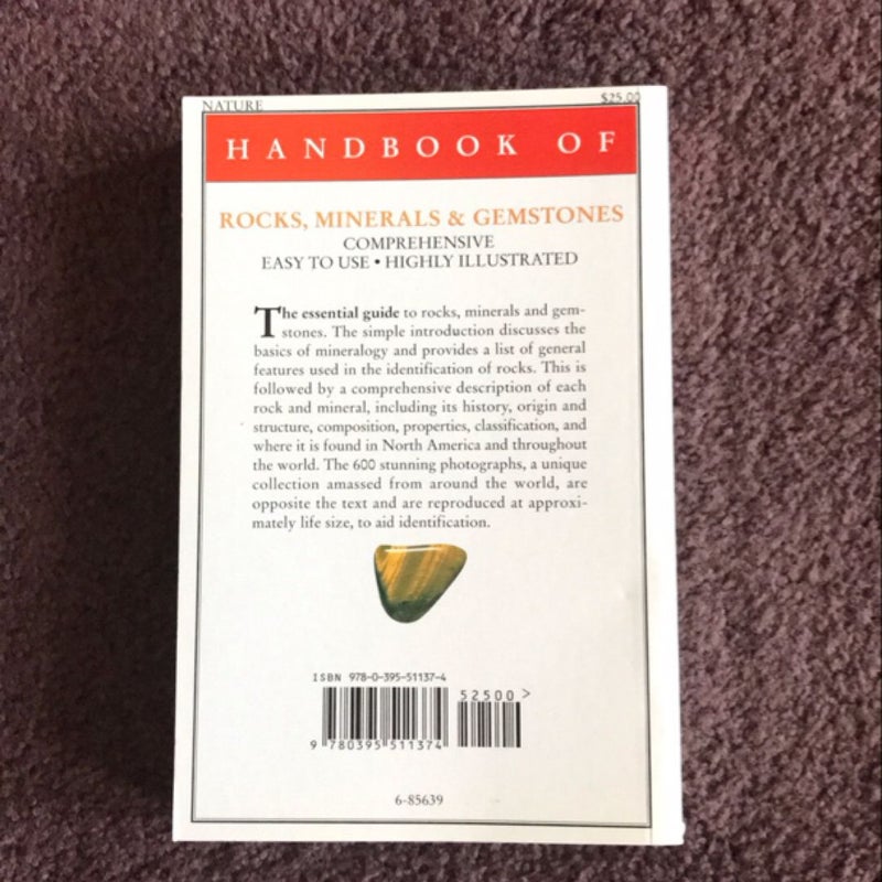 Handbook of Rocks, Minerals, and Gemstones