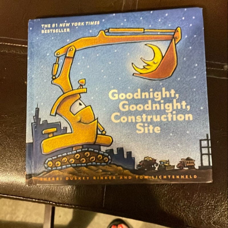 Goodnight, Goodnight Construction Site (Hardcover Books for Toddlers, Preschool Books for Kids)