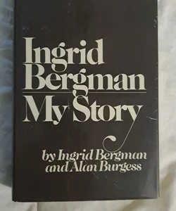 Ingrid Bergman 1980 bio hardcover vintage poor condition 