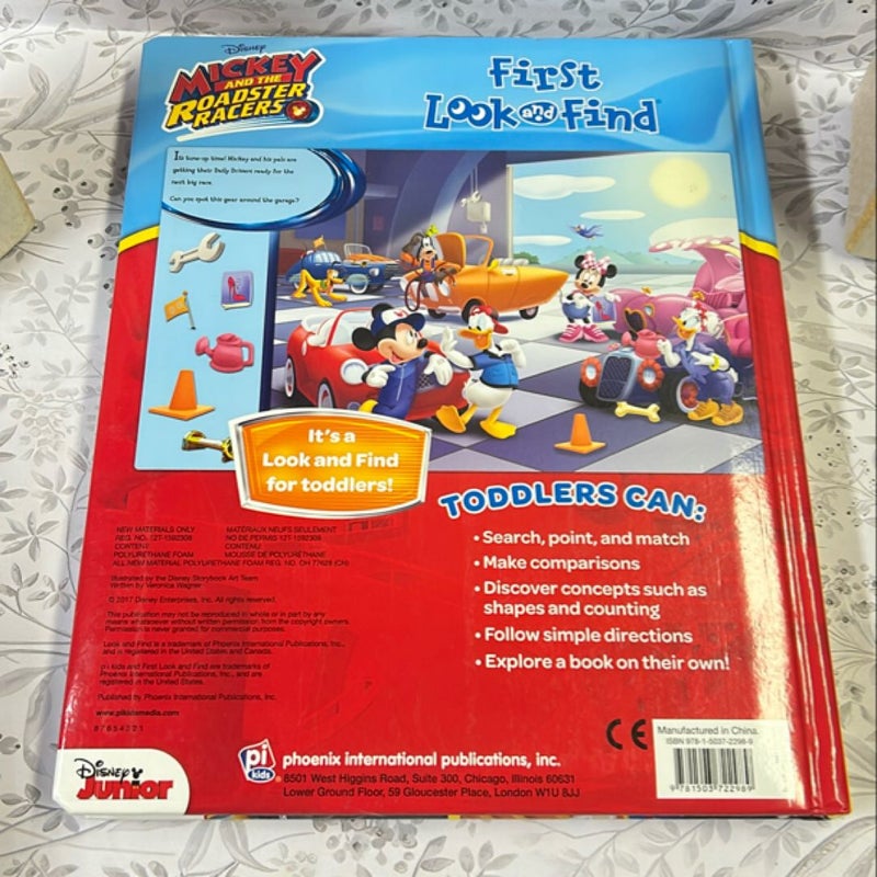 My First Look & Find Book - Mickey Roadster Racers - Go, Go, Go! by Disney