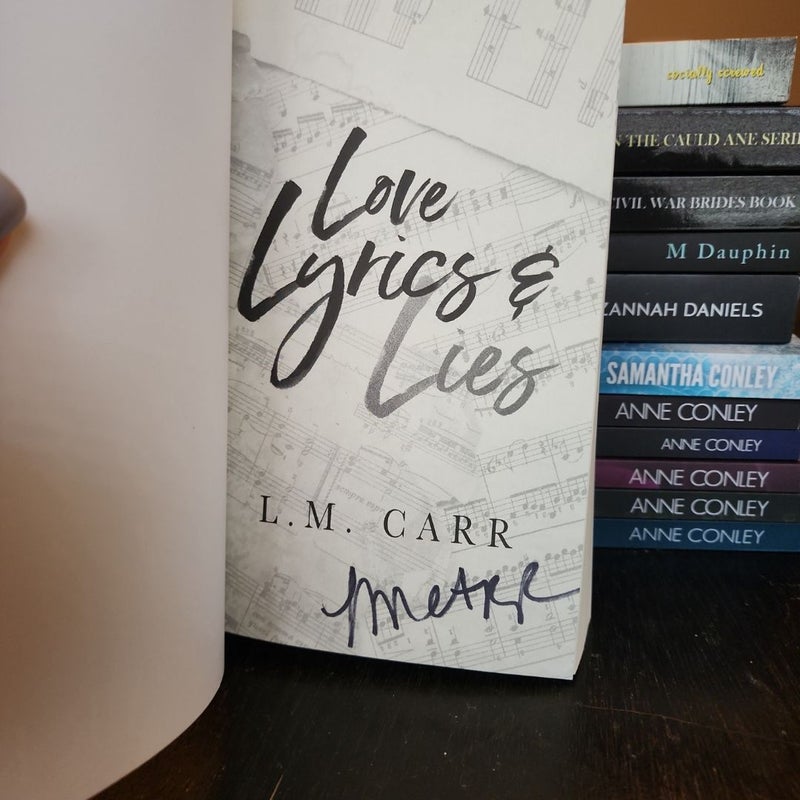 Love Lyrics and Lies *SIGNED*