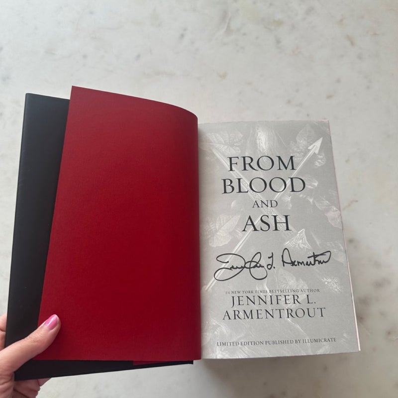 From Blood and Ash 1-4 Books Illumicrate Special Edition