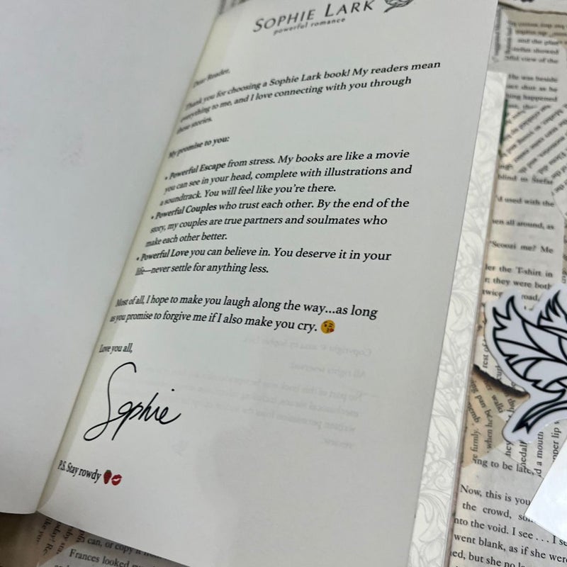 *SPECIAL EDITION* BRUTAL PRINCE SOPHIE LARK**SPRAYED EDGES*ILLUSTRATED 