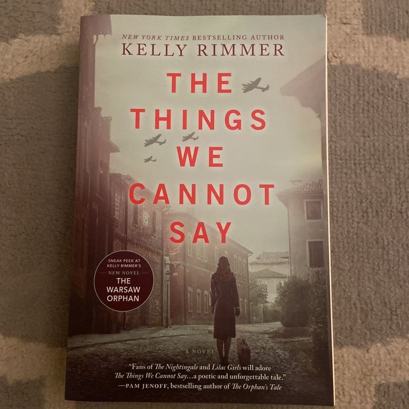 The Things We Cannot Say by Rimmer, Kelly