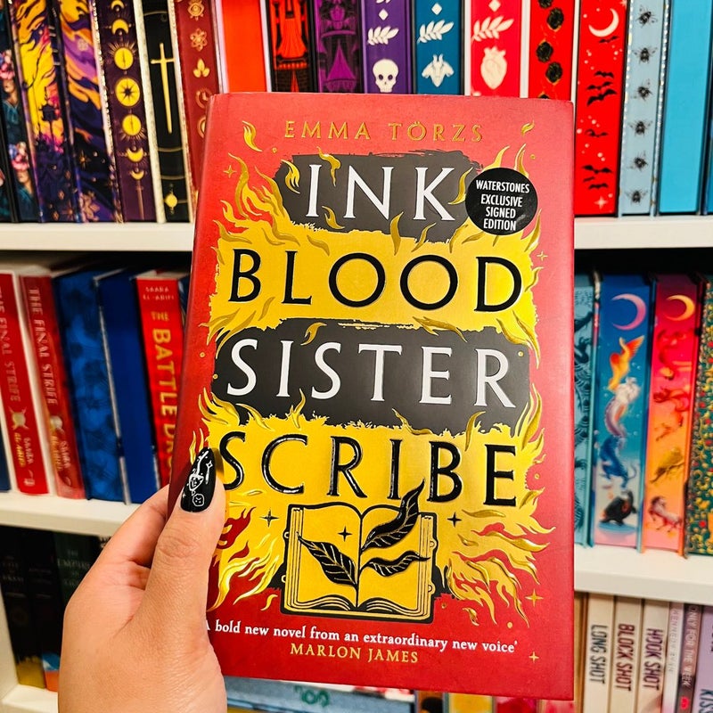 Ink Blood Sister Scribe WATERSTONES SIGNED SPECIAL EDITION