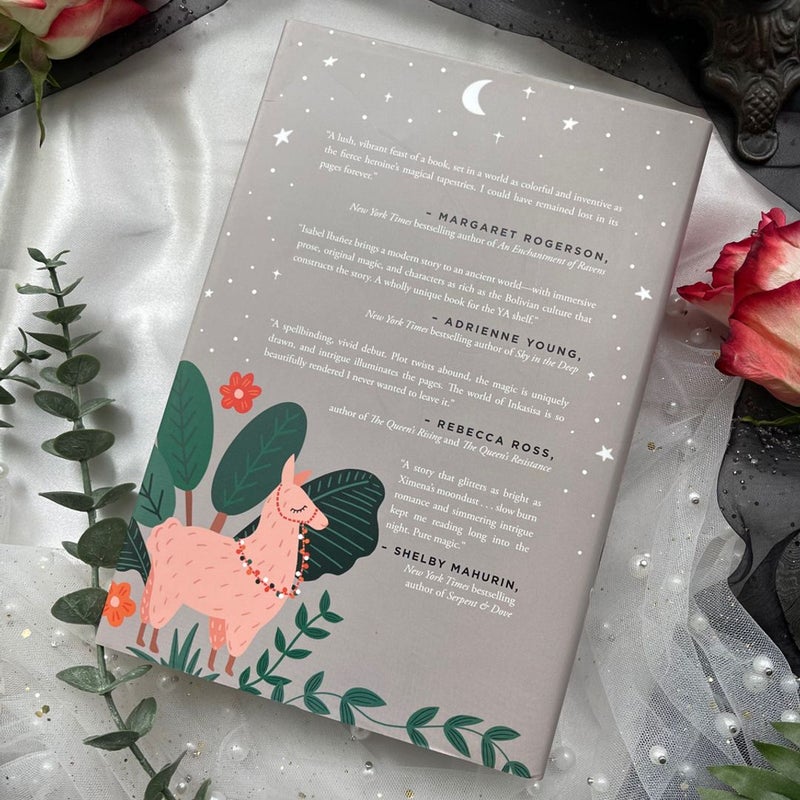 Woven in Moonlight by Isabel Ibañez 2020 Hardcover Fairyloot edition w Stickers