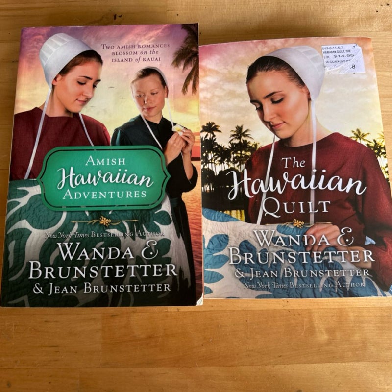 The Amish Hawaiian Adventures & Quilt Book Set (2)