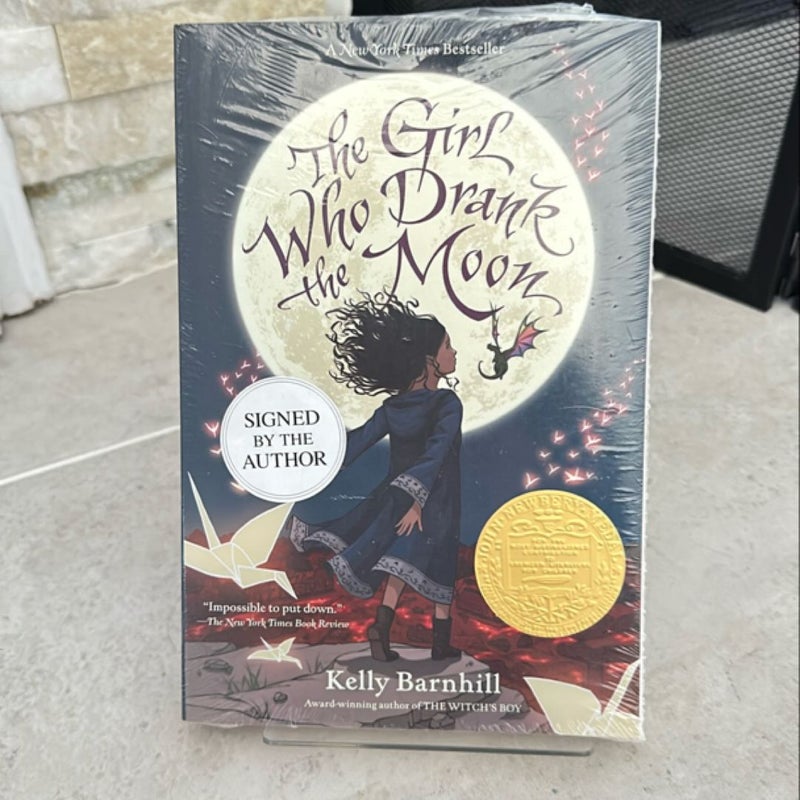 The Girl Who Drank the Moon (Signed with Exclusive Sticker Pack for Bookstore Day)