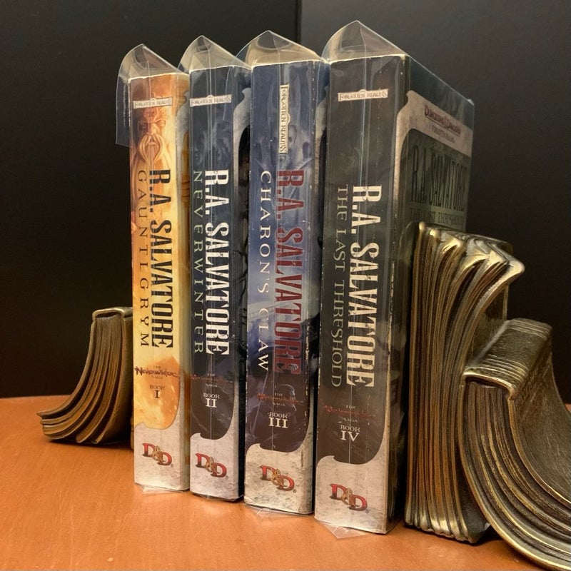 Forgotten Realms: Complete Neverwinter Series, Legend of Drizzt: Gauntlgrym, Neverwinter, Charon’s Claw, The Last Threshold