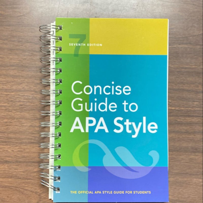 Concise Guide to APA Style