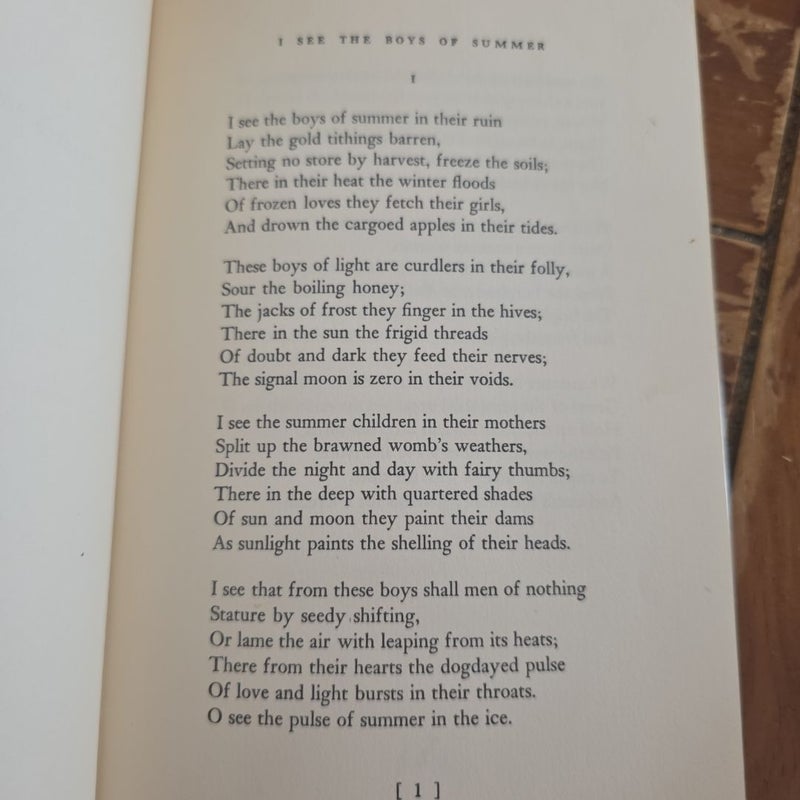 VINTAGE 1957 Dylan Thomas, Collected Poems (ex-library)