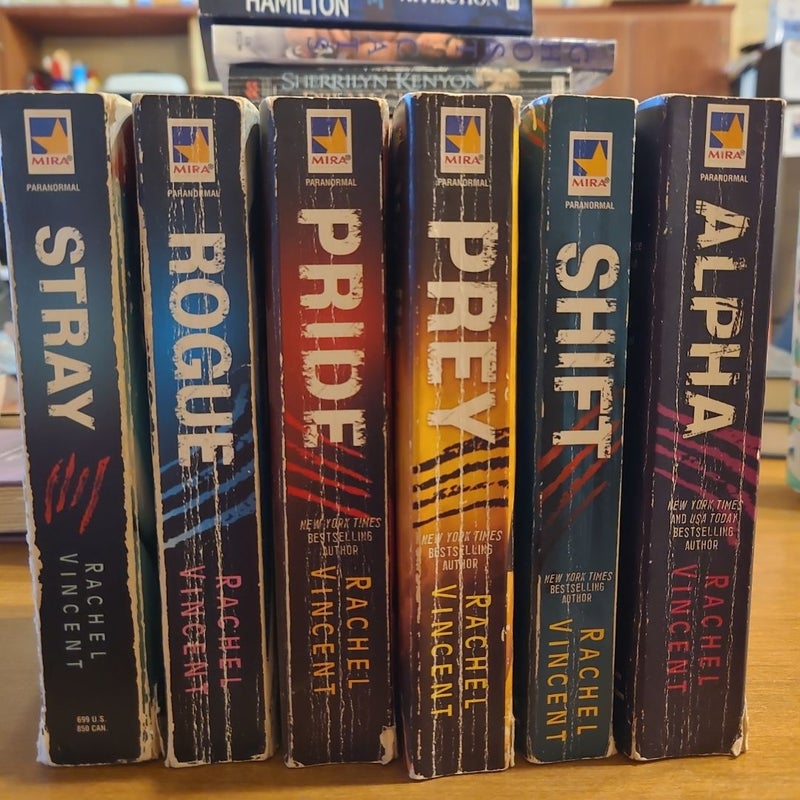 Stray Series: Stray, Rogue, Pride, Prey, Shift, and Alpha