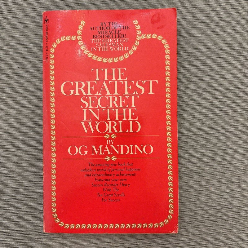 The Greatest Secret in the World by Og Mandino: 9780553280388 |  : Books