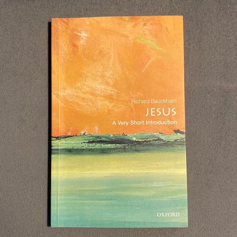 Jesus: a Very Short Introduction