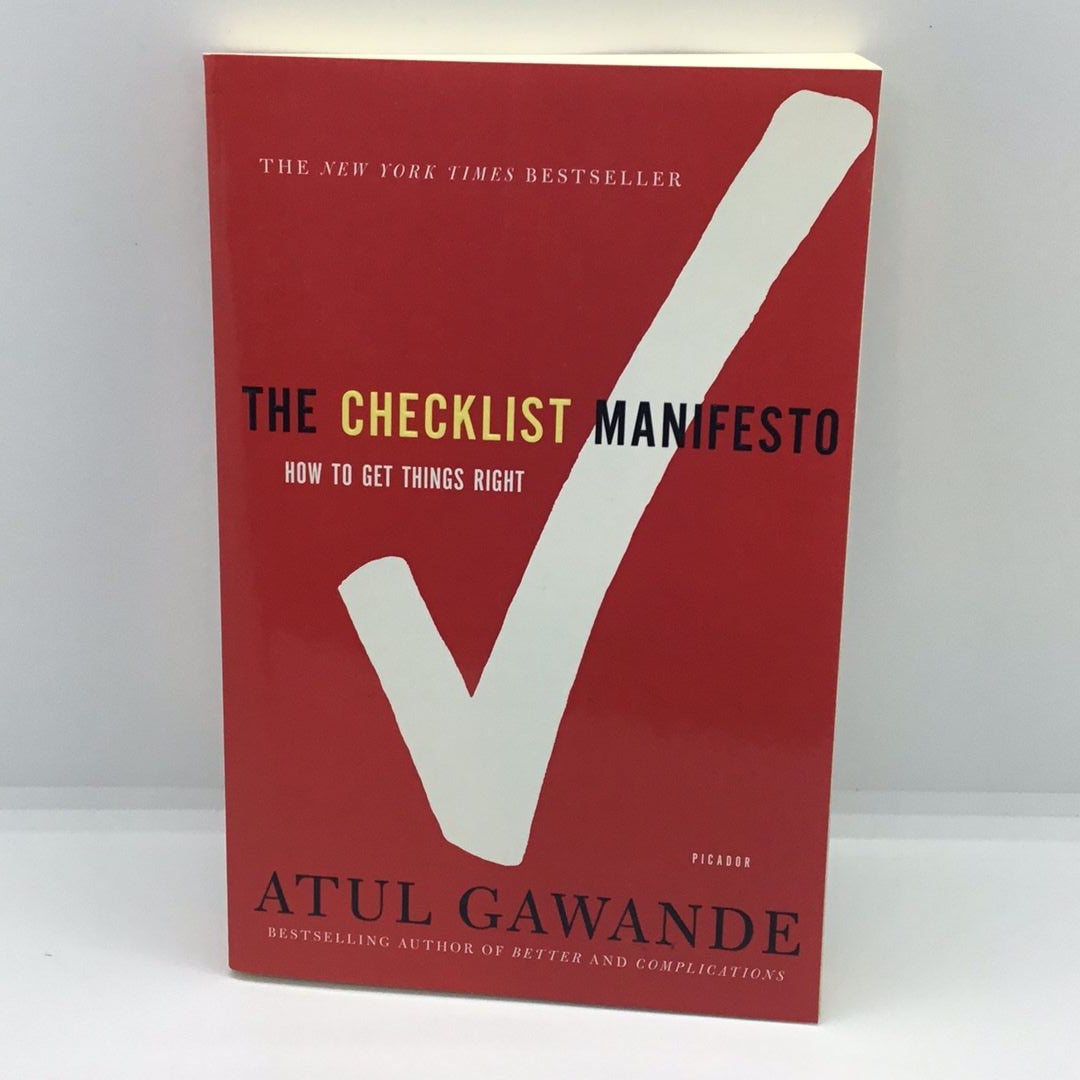 The Checklist Manifesto