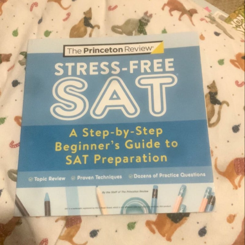 Two SAT prep books 