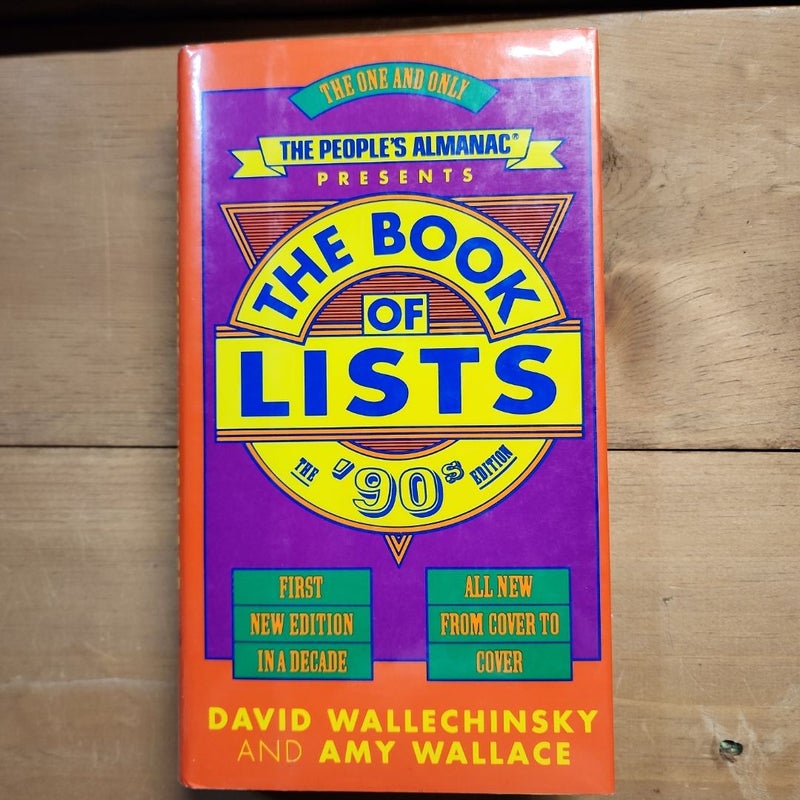 The People's Almanac Presents the Book of Lists 4