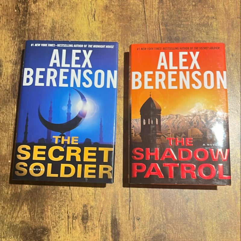 Lot of 2 John Wells Books: The Secret Soldier / The Shadow Patrol